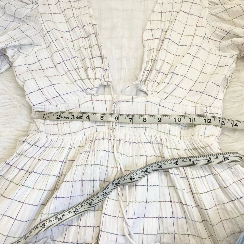 CLEOBELLA White Checkered Dress - Picture 6 of 8